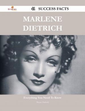 Cover of the book Marlene Dietrich 41 Success Facts - Everything you need to know about Marlene Dietrich by Albert Ross