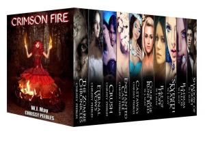 Cover of the book Crimson Fire (A 10 Book Fantasy & Romance Anthology) by Chrissy Peebles, W.J. May, Dale Mayer, Claire Farrell, Holly Hook, Suzy Turner, C.M. Doporto, Kaitlyn Davis, Tiffany Evans