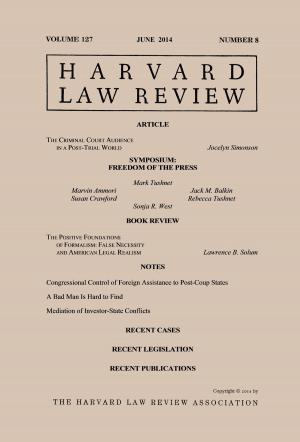 Book cover of Harvard Law Review: Volume 127, Number 8 - June 2014