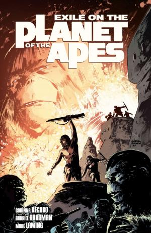 Cover of the book Exile on the Planet of the Apes by Shannon Watters, Kat Leyh, Maarta Laiho