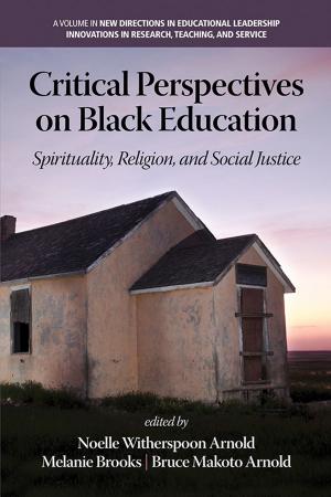 Cover of the book Critical Perspectives on Black Education by Judith Tannenbaum, Spoon Jackson