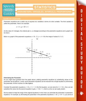 Cover of the book Statistics (Parameters, Variables, Intervals, Proportions) (Speedy Study Guides) by Speedy Publishing
