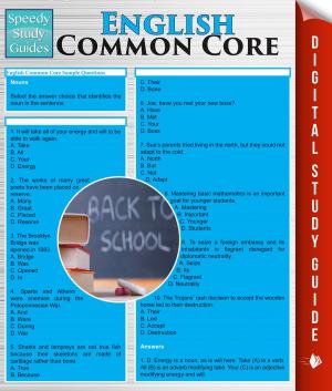 Cover of the book English Common Core (Speedy Study Guides) by Baby Professor