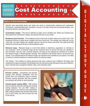 Cover of the book Cost Accounting (Speedy Study Guides) by Third Cousins, Tina Lee
