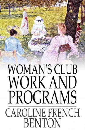 Cover of Woman's Club Work and Programs