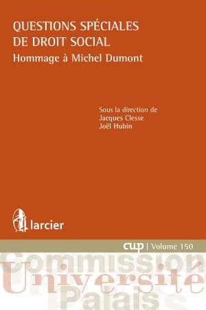 Cover of the book Questions spéciales de droit social by Cédric Alter, Alain Zenner