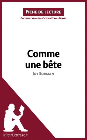 Cover of the book Comme une bête de Joy Sorman (Fiche de lecture) by Allen Ginsberg
