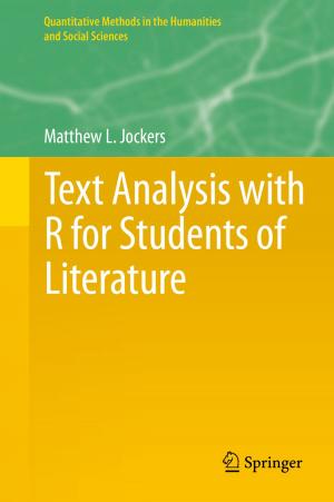 Cover of the book Text Analysis with R for Students of Literature by David Stevenson