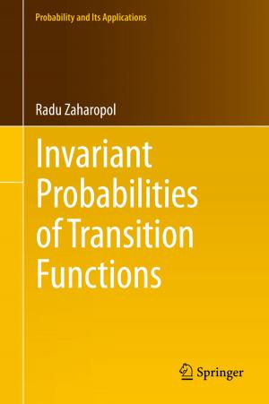 Cover of the book Invariant Probabilities of Transition Functions by Aristida Colan-Georges