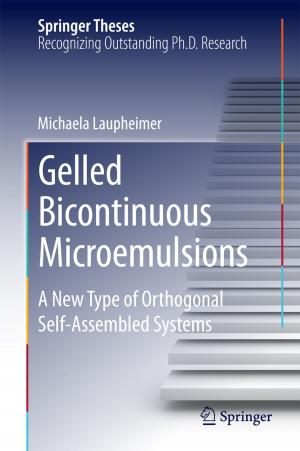 Cover of the book Gelled Bicontinuous Microemulsions by Guilaume Greyling, Harald Pasch