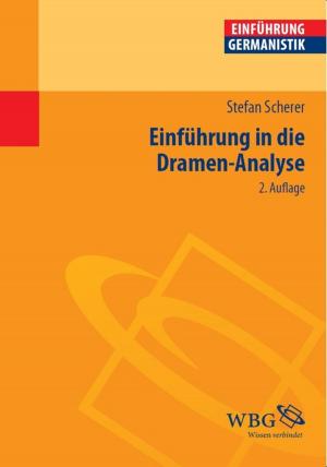 Cover of the book Einführung in die Dramen-Analyse by Britta Kägler, Gesa zur Nieden