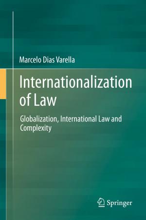 Cover of the book Internationalization of Law by Gisela Dallenbach-Hellweg, Dietmar Schmidt, Friederike Dallenbach