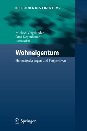 Cover of the book Wohneigentum by D. Schmähl, C. Thomas, R. Auer