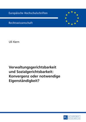 Cover of the book Verwaltungsgerichtsbarkeit und Sozialgerichtsbarkeit: Konvergenz oder notwendige Eigenstaendigkeit? by Hamid Kasiri