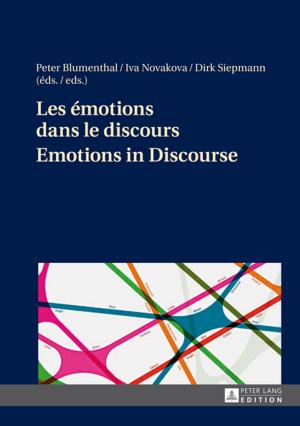 Cover of the book Les émotions dans le discours- Emotions in Discourse by Stefano Nicosia