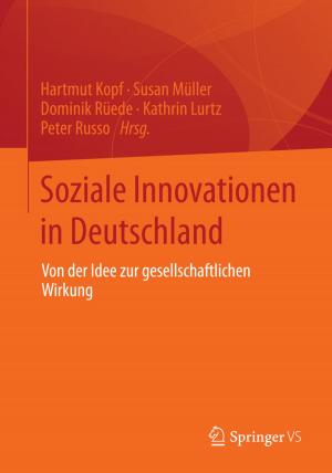 Cover of the book Soziale Innovationen in Deutschland by 