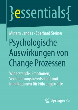 Cover of the book Psychologische Auswirkungen von Change Prozessen by Holger Gubbels