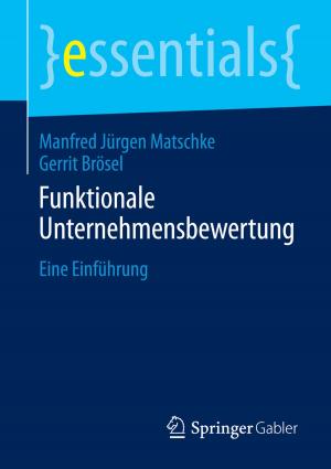 Cover of the book Funktionale Unternehmensbewertung by Claudia Stöhler, Claudia Förster, Lars Brehm