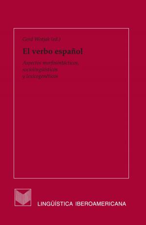 Cover of the book El verbo español by Gerd Wotjak