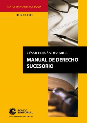 Cover of the book Manual de derecho sucesorio by Nelson Manrique Gálvez