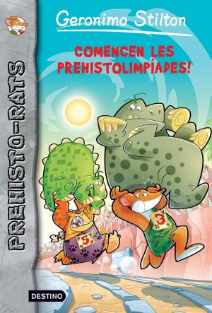 Cover of the book Comencen les prehistolimpíades by Geronimo Stilton