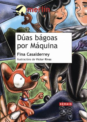 Book cover of Dúas bágoas por Máquina