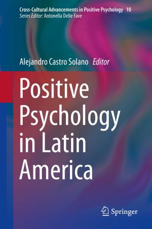 Cover of the book Positive Psychology in Latin America by Elena Ivanova