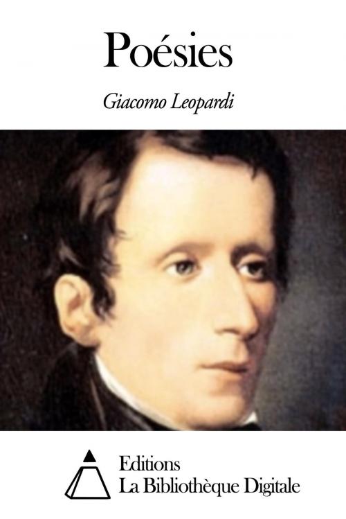 Cover of the book Poésies by Giacomo Leopardi, Editions la Bibliothèque Digitale