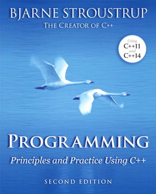Cover of the book Programming by Bjarne Stroustrup, Pearson Education