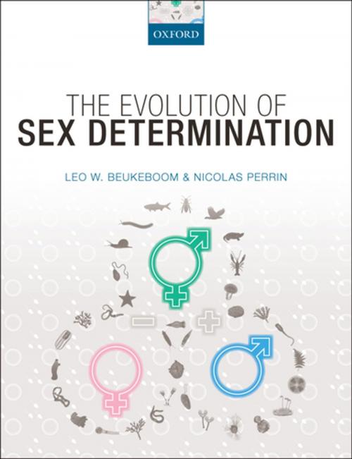 Cover of the book The Evolution of Sex Determination by Leo Beukeboom, Nicolas Perrin, OUP Oxford