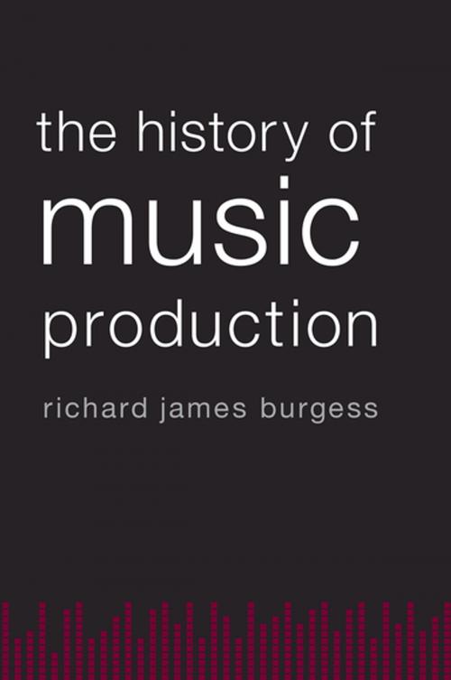 Cover of the book The History of Music Production by Richard James Burgess, Oxford University Press
