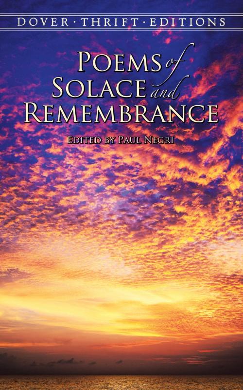 Cover of the book Poems of Solace and Remembrance by , Dover Publications
