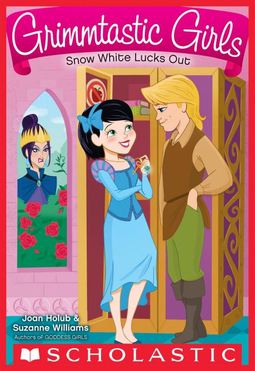 Cover of the book Snow White Lucks Out (Grimmtastic Girls #3) by Joan Holub, Suzanne Williams, Scholastic Inc.