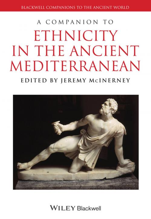 Cover of the book A Companion to Ethnicity in the Ancient Mediterranean by Jeremy McInerney, Wiley