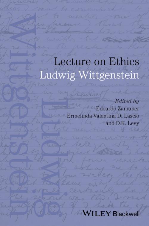 Cover of the book Lecture on Ethics by Ludwig Wittgenstein, Wiley