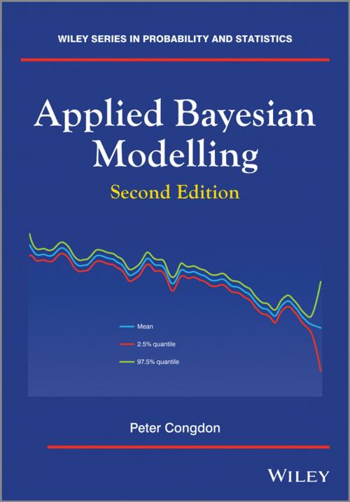 Cover of the book Applied Bayesian Modelling by Peter Congdon, Wiley