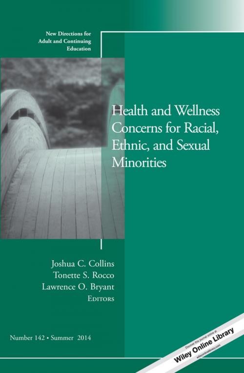 Cover of the book Health and Wellness Concerns for Racial, Ethnic, and Sexual Minorities by , Wiley