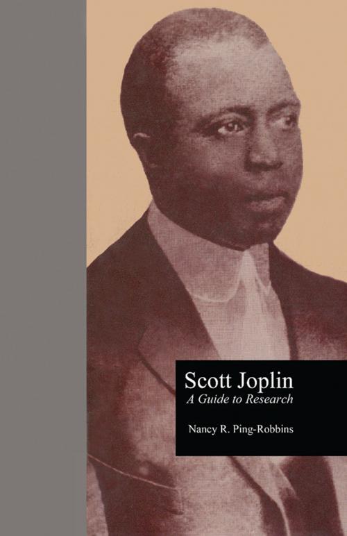Cover of the book Scott Joplin by , Taylor and Francis