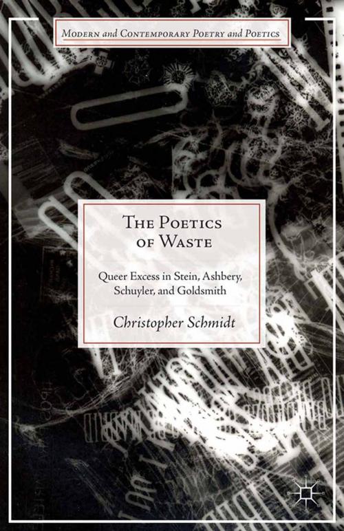 Cover of the book The Poetics of Waste by C. Schmidt, Palgrave Macmillan US
