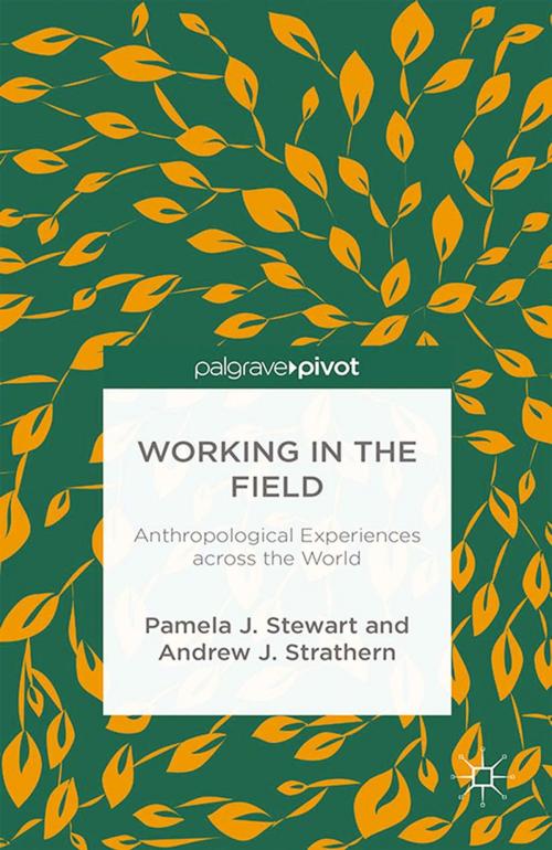 Cover of the book Working in the Field by P. Stewart, A. Strathern, Palgrave Macmillan US