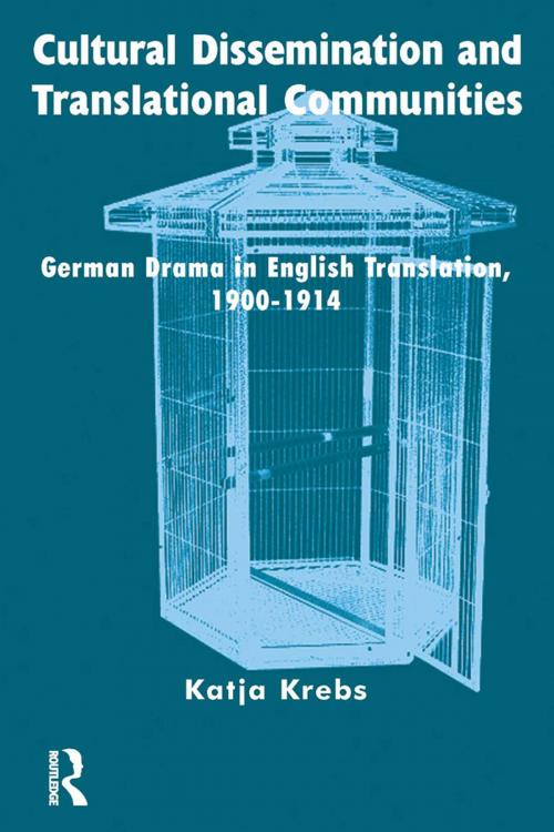 Cover of the book Cultural Dissemination and Translational Communities by Katja Krebs, Taylor and Francis
