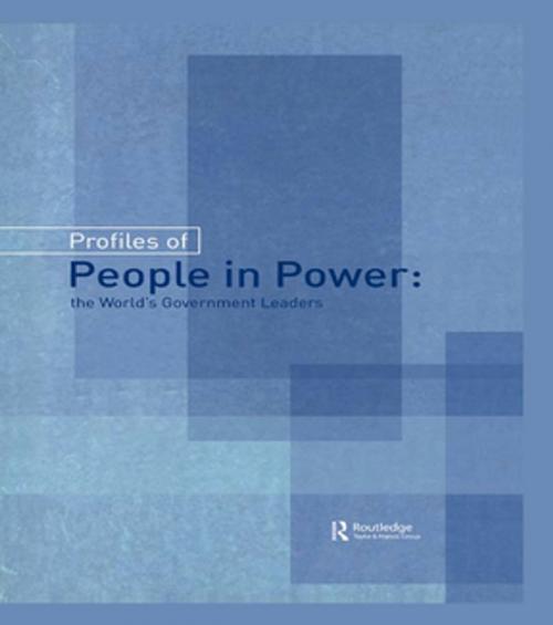 Cover of the book Profiles of People in Power by Roger East, Richard J. Thomas, Taylor and Francis