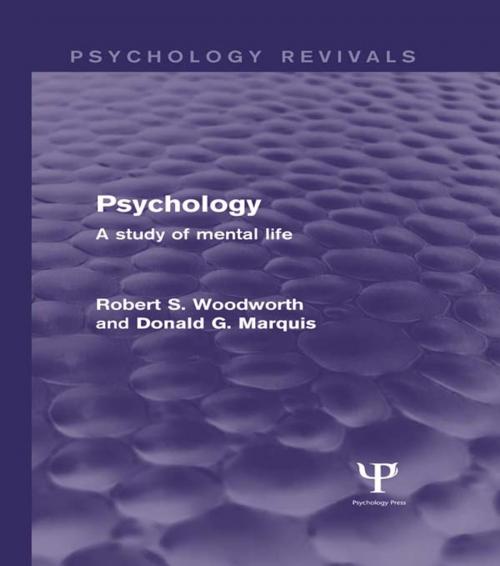 Cover of the book Psychology (Psychology Revivals) by Robert S. Woodworth, Donald G. Marquis, Taylor and Francis