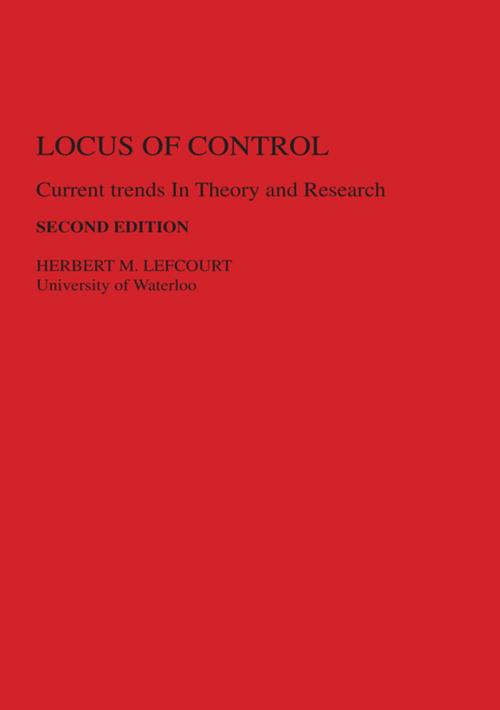 Cover of the book Locus of Control by , Taylor and Francis