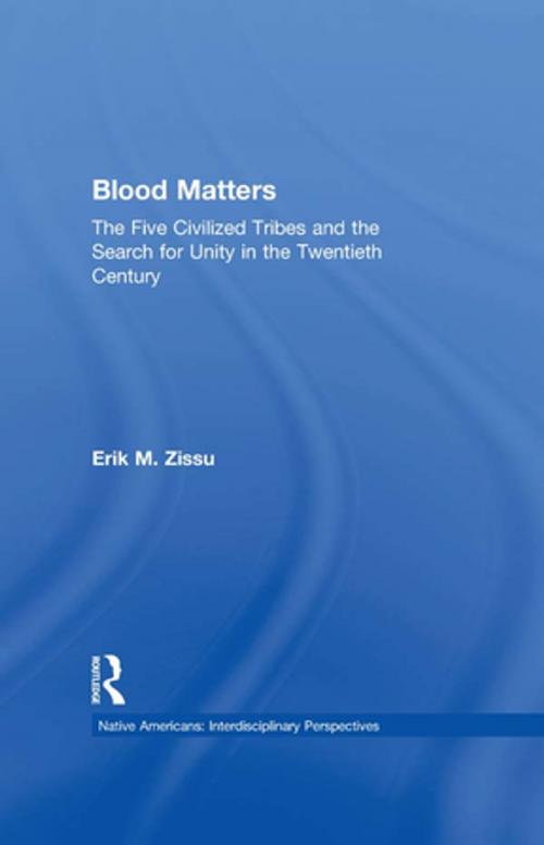 Cover of the book Blood Matters by Erik March Zissu, Taylor and Francis