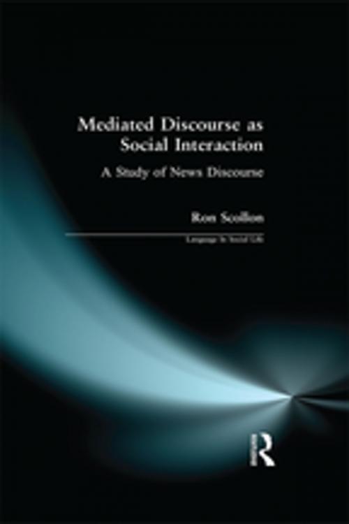 Cover of the book Mediated Discourse as Social Interaction by Ron Scollon, Taylor and Francis