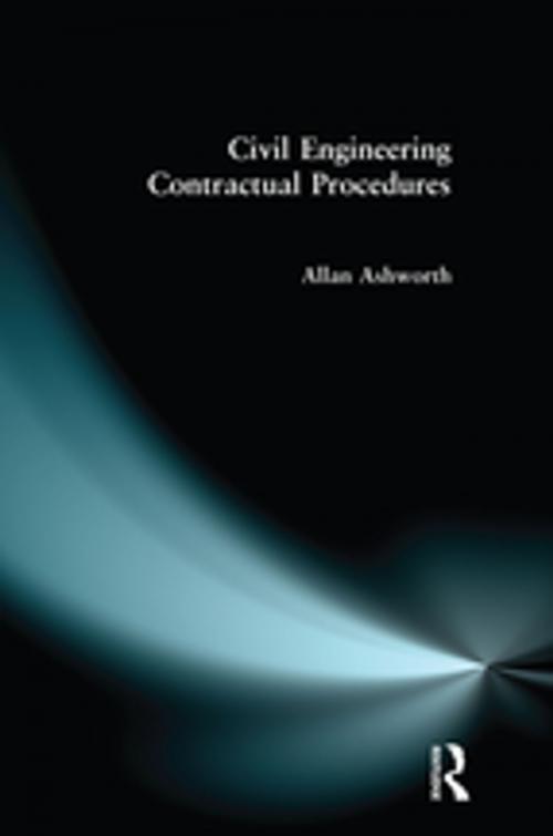 Cover of the book Civil Engineering Contractual Procedures by Allan Ashworth, CRC Press