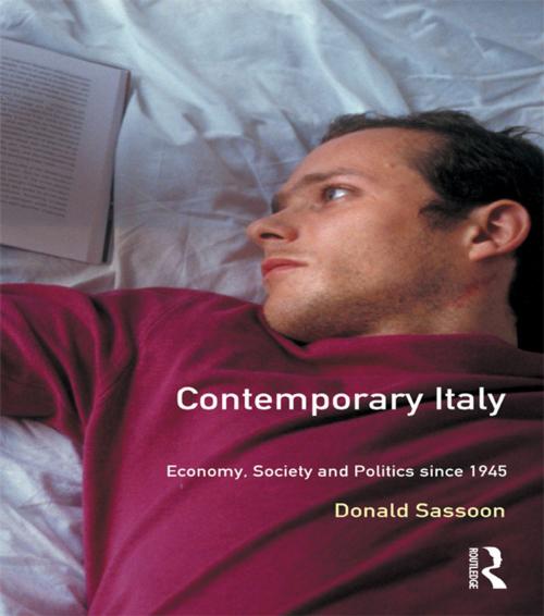 Cover of the book Contemporary Italy by Donald Sassoon, Taylor and Francis