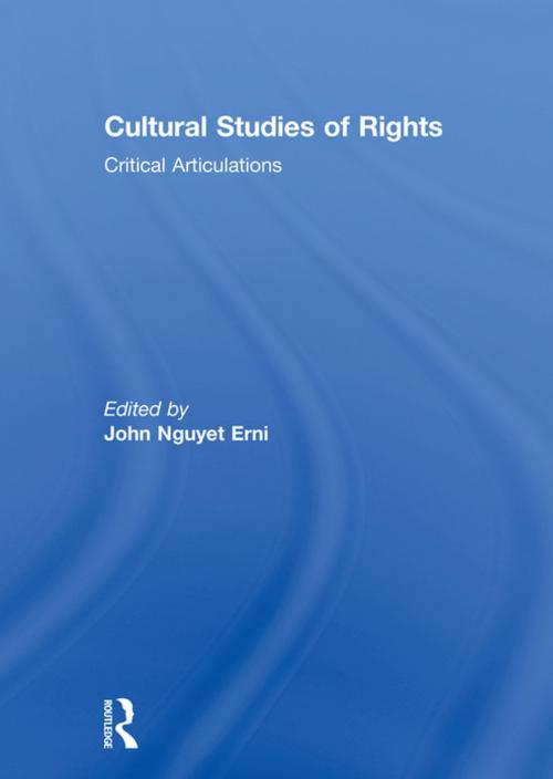 Cover of the book Cultural Studies of Rights by , Taylor and Francis