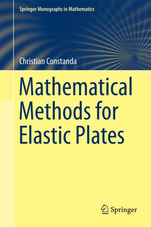 Cover of the book Mathematical Methods for Elastic Plates by Christian Constanda, Springer London